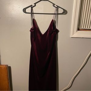 B. Smart XL Maroon Velvet Dress